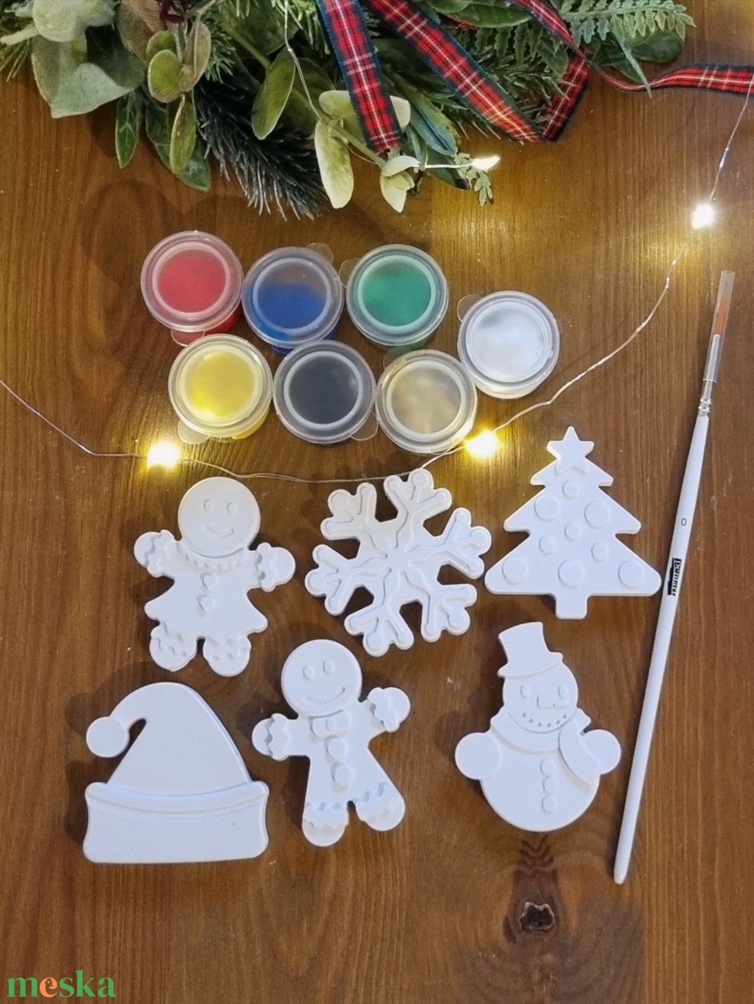 Karácsonyi kifestő - játék & sport - készségfejlesztő és logikai játék - oktató játékok - Meska.hu