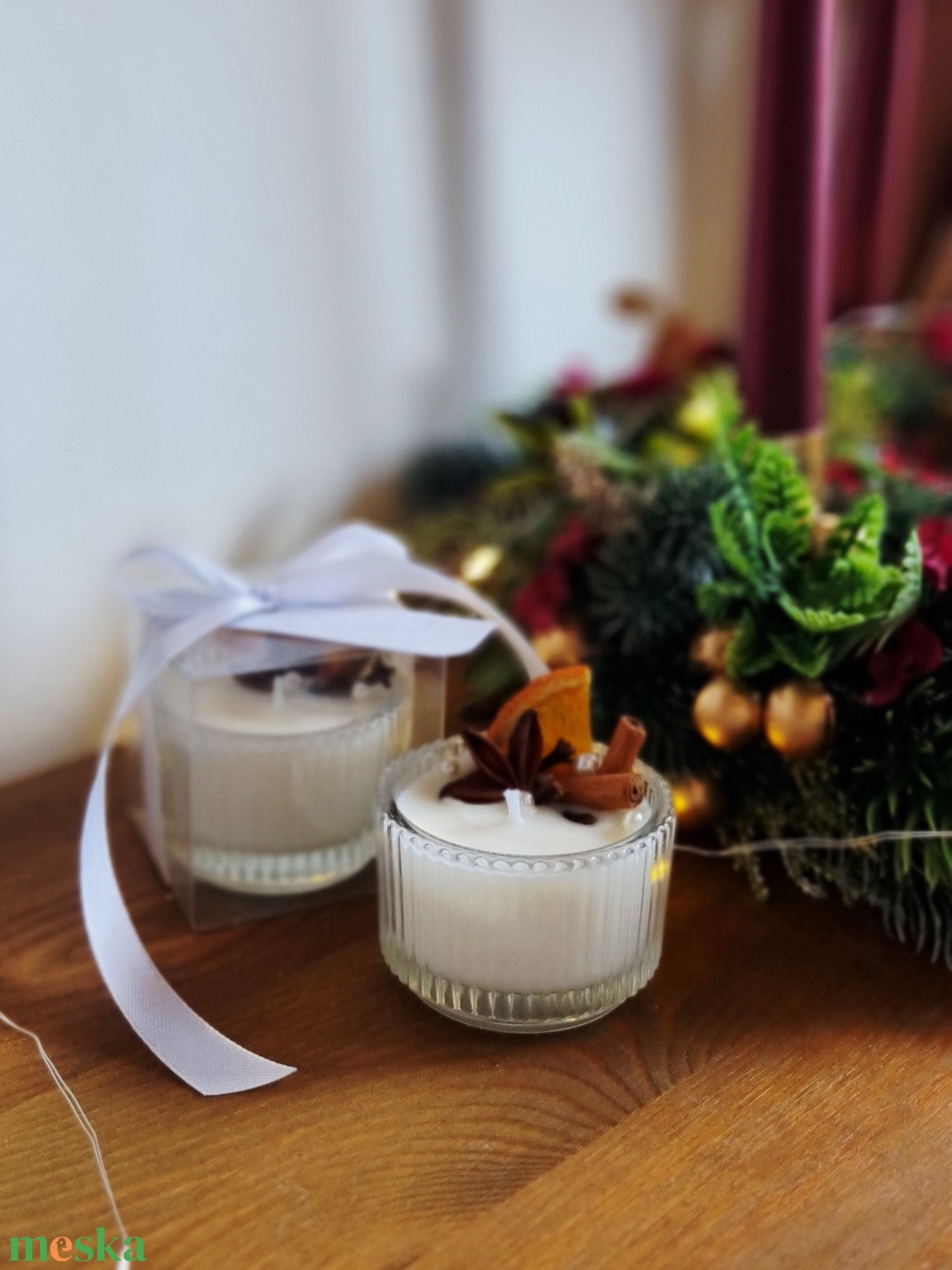 Karácsonyi hangulatú köszönetajándék - esküvő - emlék & ajándék - köszönőajándék - Meska.hu