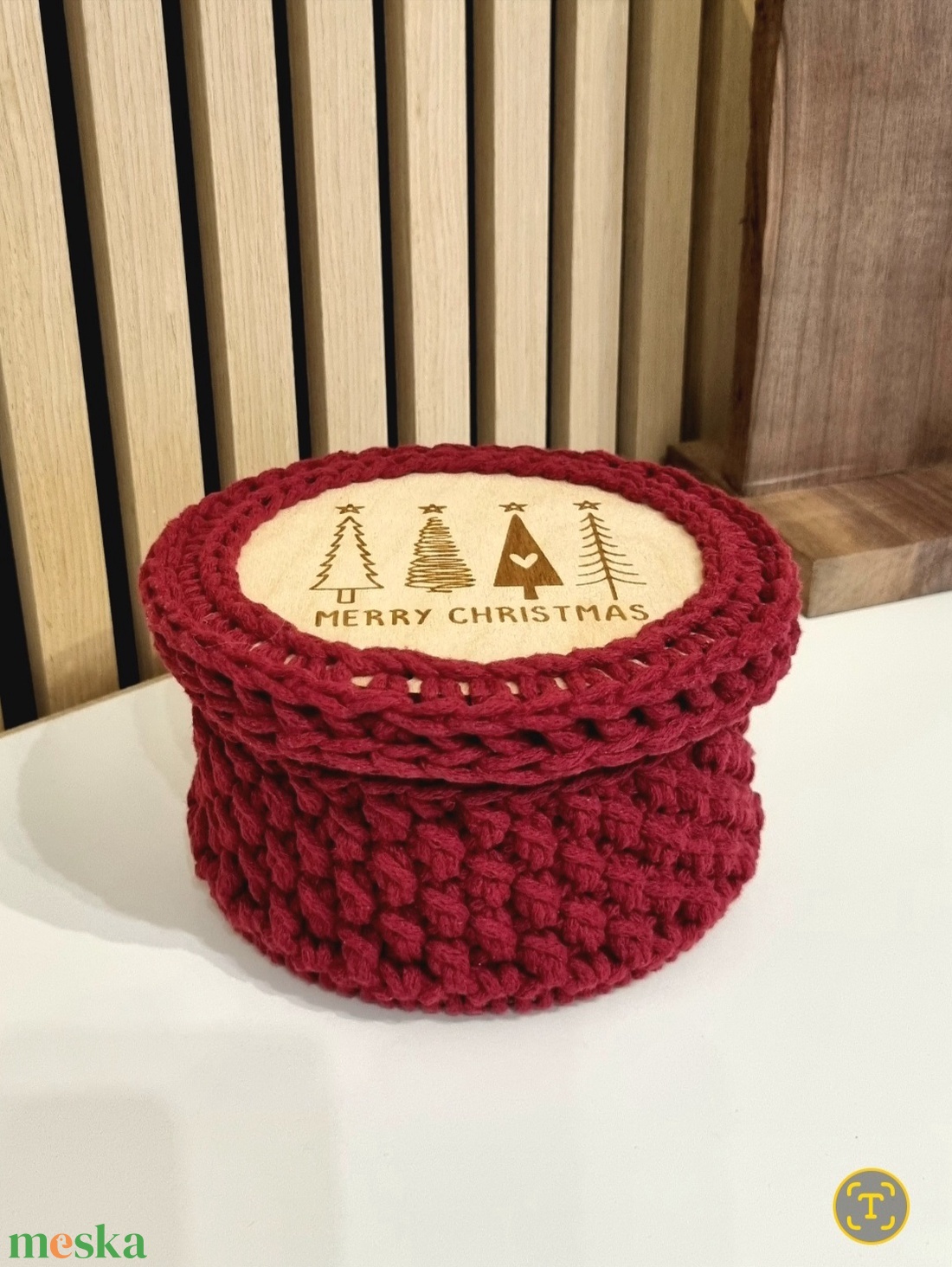 Horgolt tároló - otthon & életmód - dekoráció - asztal és polc dekoráció - horgolt & csipketerítő - Meska.hu