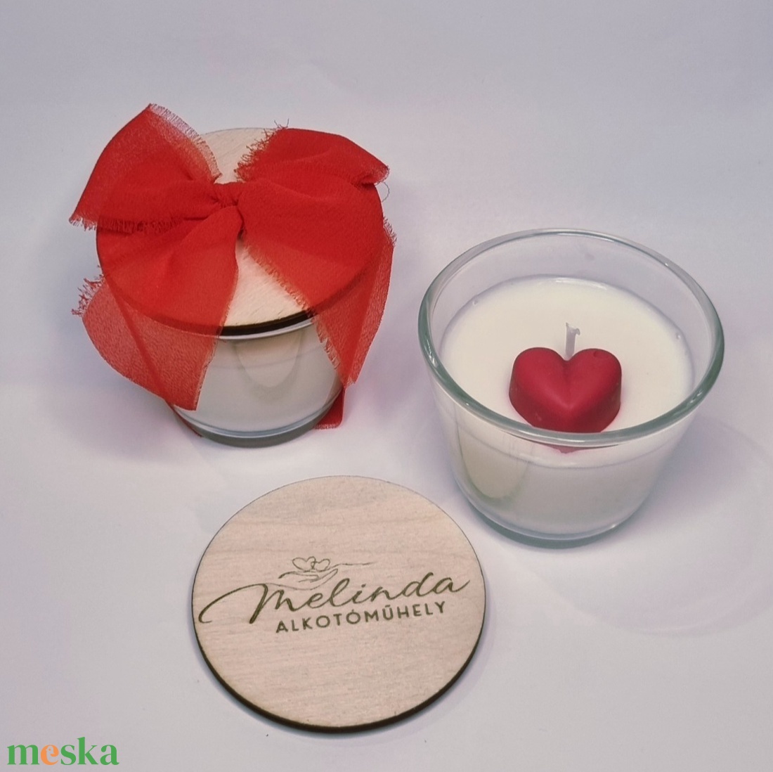 Titkos üzenet - szójaviasz gyertya - otthon & életmód - gyertya, illat, aroma - aromalámpa - Meska.hu