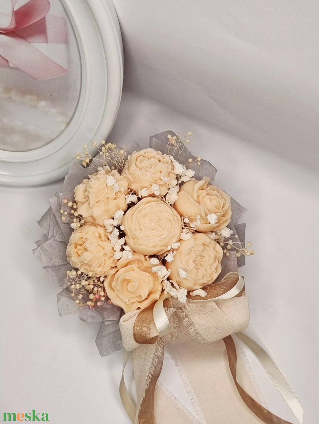 Illatvirág csokor  - otthon & életmód - virágdekoráció - virágdíszek - virágdísz kaspóban - Meska.hu