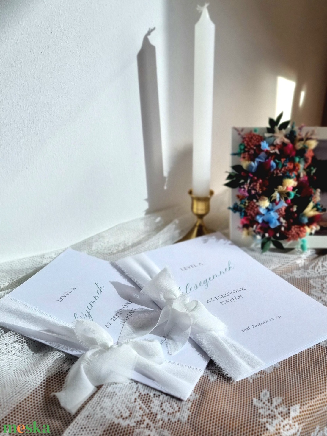 Elegáns Fogadalom Mappa � A kimondott szavak méltó őrzője - esküvő - emlék & ajándék - vendégkönyv - Meska.hu