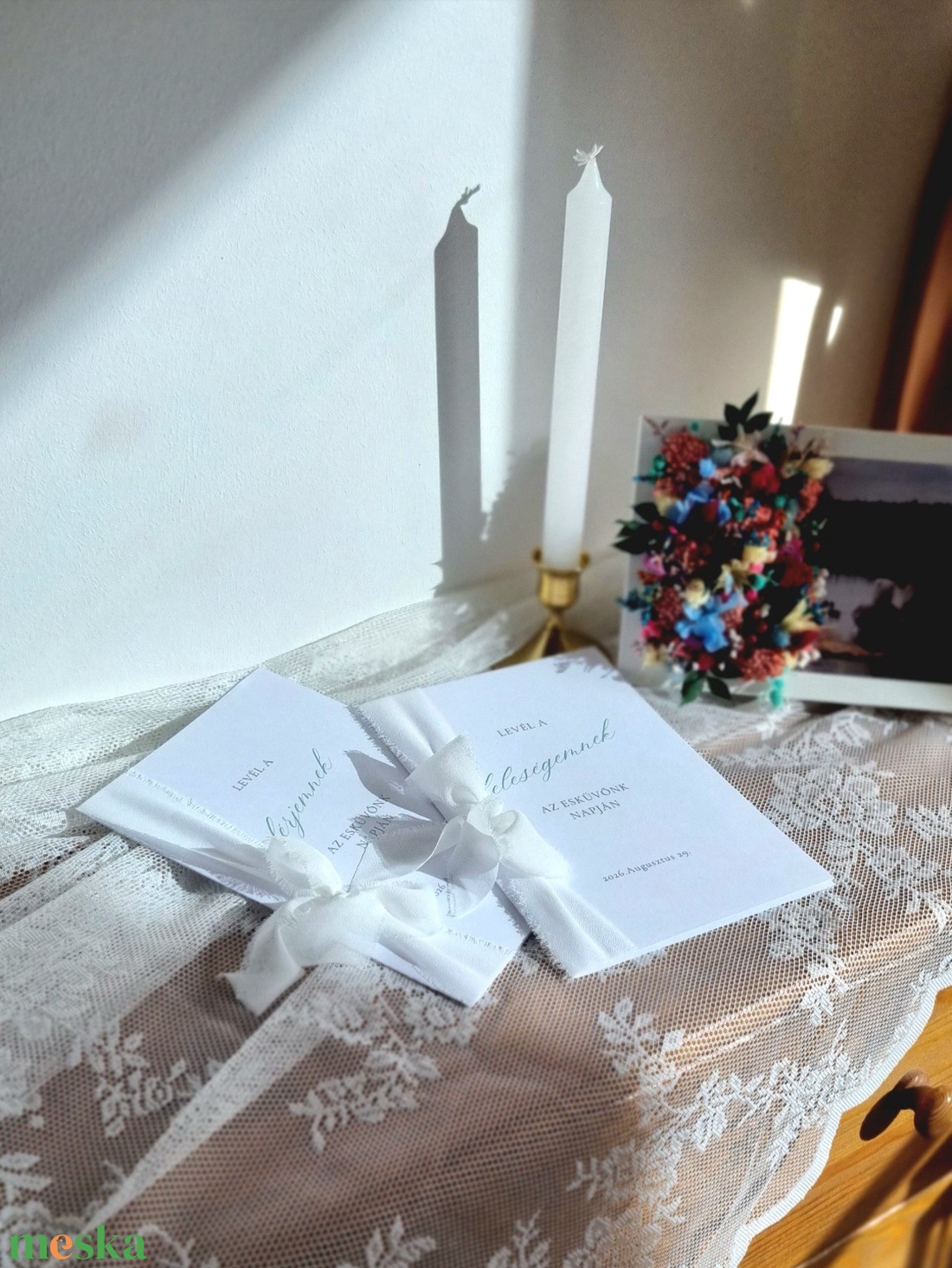 Elegáns Fogadalom Mappa � A kimondott szavak méltó őrzője - esküvő - emlék & ajándék - vendégkönyv - Meska.hu