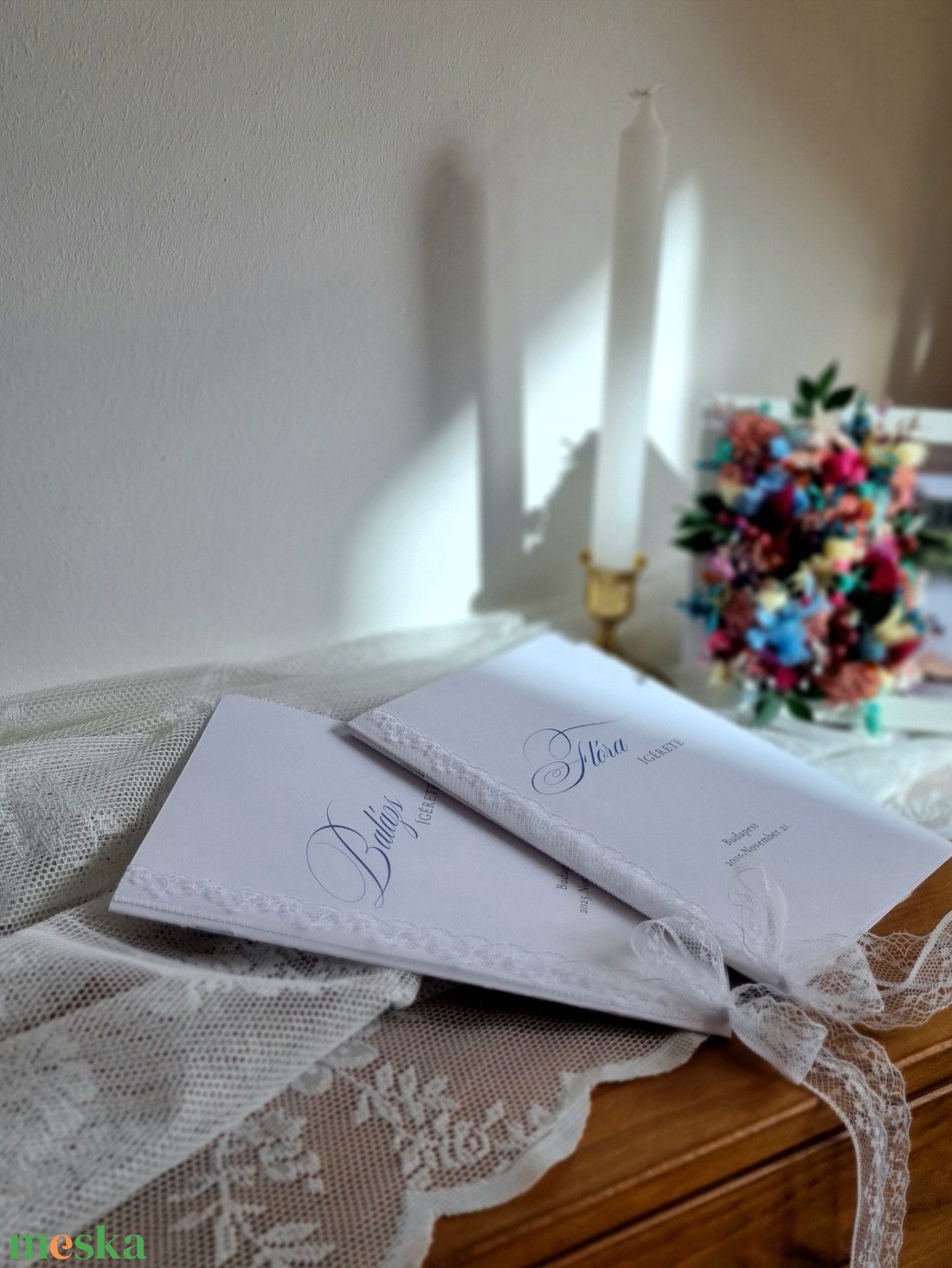 Elegáns Fogadalom Füzet � Írjátok bele a közös jövőtök első sorait - esküvő - emlék & ajándék - vendégkönyv - Meska.hu