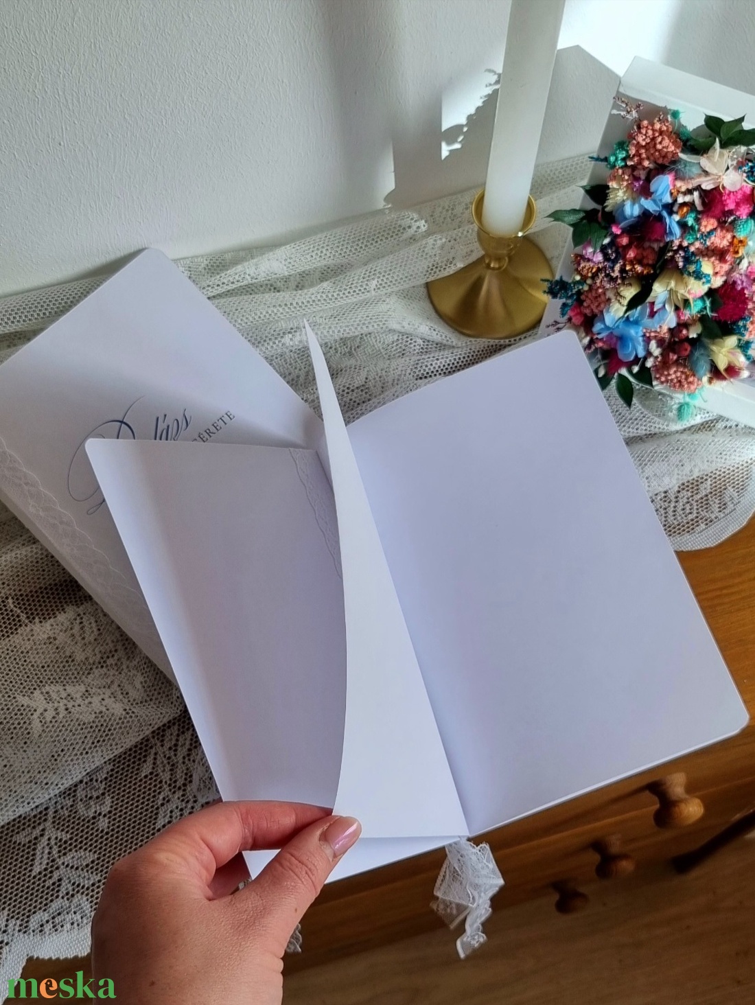 Elegáns Fogadalom Füzet � Írjátok bele a közös jövőtök első sorait - esküvő - emlék & ajándék - vendégkönyv - Meska.hu