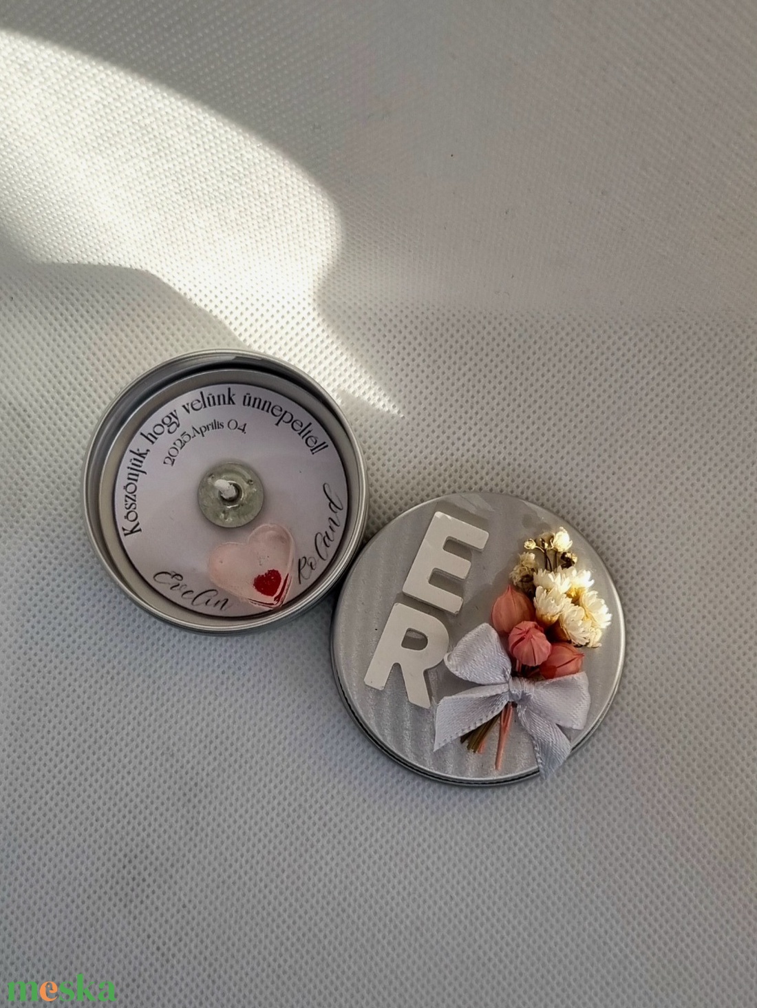 Titkosüzenet köszönetajándék - esküvő - emlék & ajándék - köszönőajándék - Meska.hu