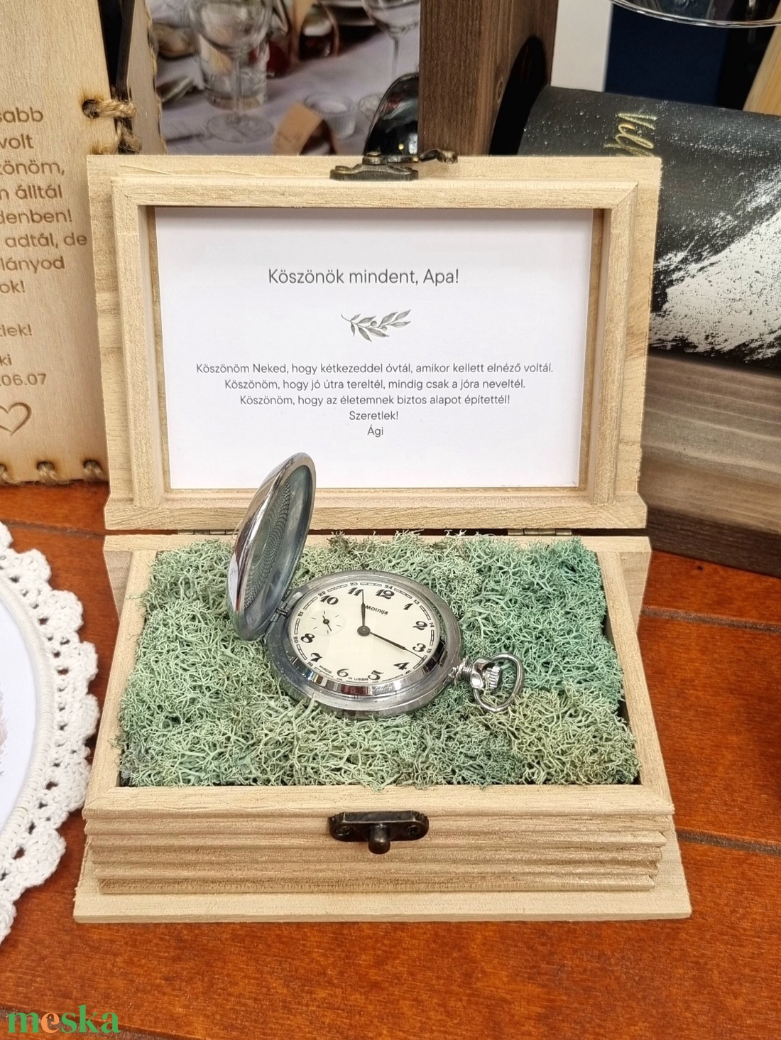 Zsebórás szülőköszöntő ajándék - esküvő - emlék & ajándék - szülőköszöntő ajándék - Meska.hu
