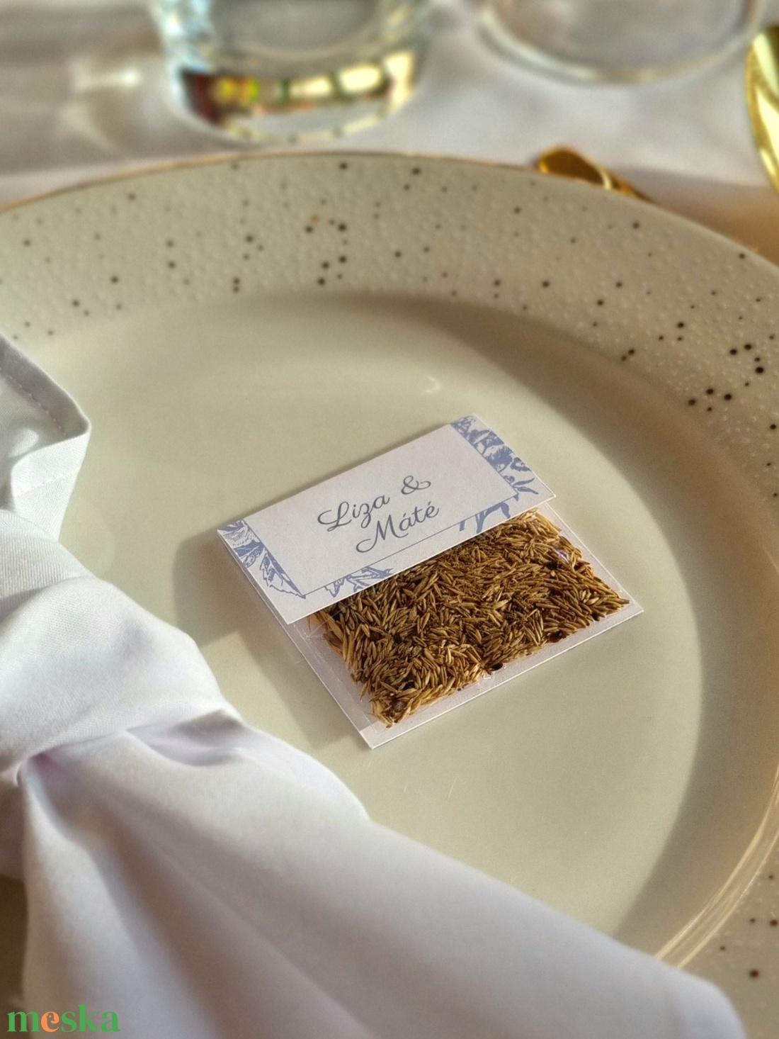 Köszönetajándék virágmag - esküvő - emlék & ajándék - köszönőajándék - Meska.hu