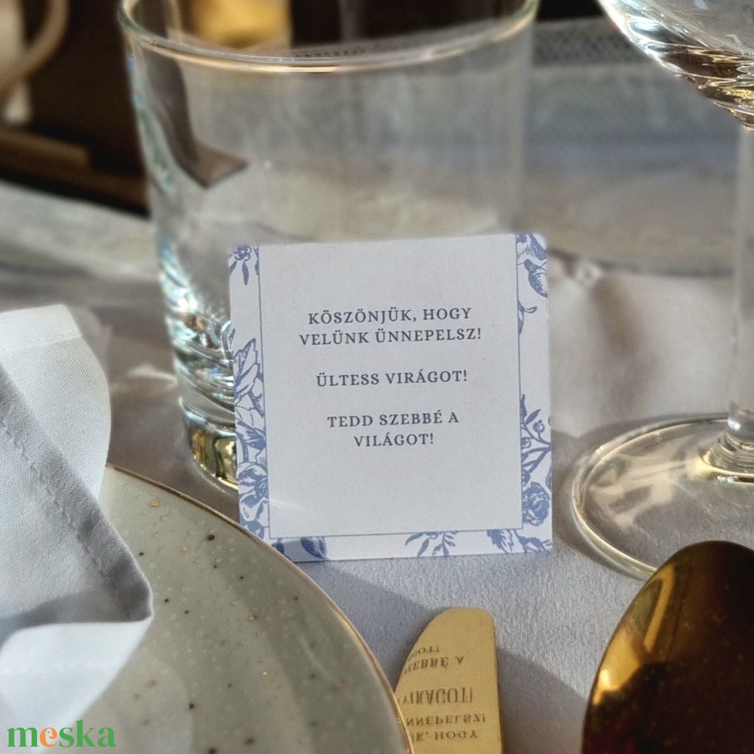 Köszönetajándék virágmag - esküvő - emlék & ajándék - köszönőajándék - Meska.hu