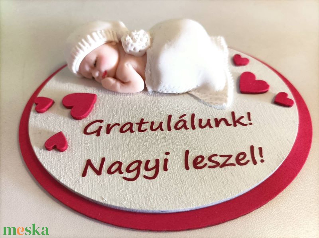 keresztszülő felkérő, nagymama köszöntő - otthon & életmód - babaszoba, gyerekszoba - babaszoba, gyerekszoba - Meska.hu