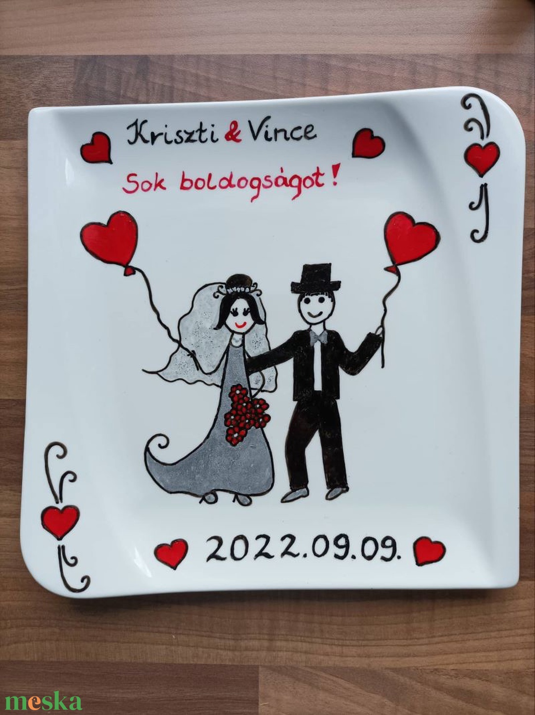 Rendelésre! Esküvői tányér 25 cm átmérőjű + tartó - otthon & életmód - konyhafelszerelés, tálalás - tálalás - kínálótál - Meska.hu Rendelésre! Esküvői tányér 25 cm átmérőjű + tartó - otthon & életmód - konyhafelszerelés, tálalás - tálalás - kínálótál - Meska.hu