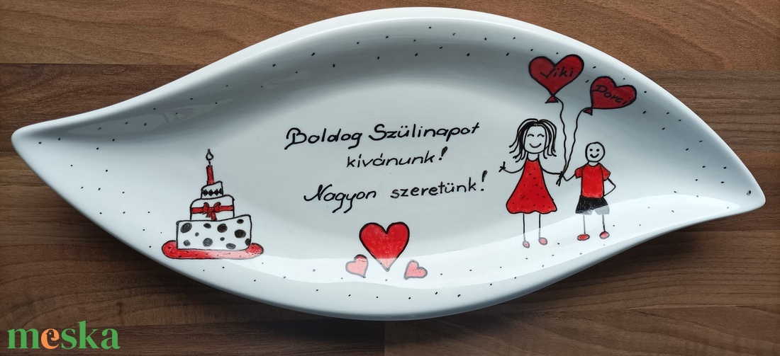  süteményes tál, kínáló tál  - otthon & életmód - konyhafelszerelés, tálalás - tálalás - tányér & étkészlet - Meska.hu