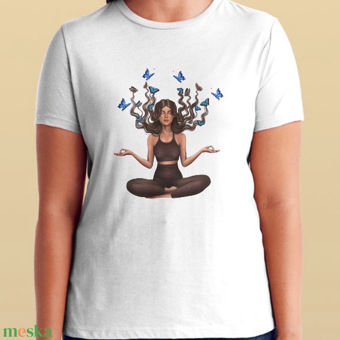 Egyedi tervezésű jóga  yoga póló - ruha & divat - női ruha - póló, felső - Meska.hu