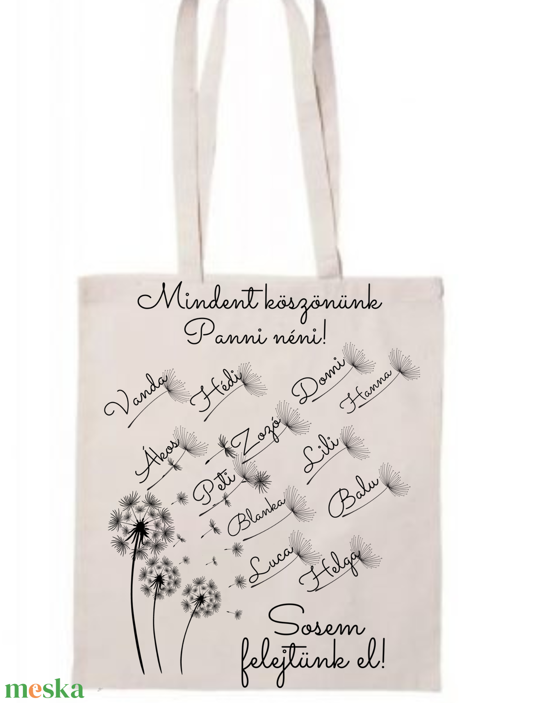 vászontáska búcsúajándék köszönő ajándék - táska & tok - bevásárlás & shopper táska - shopper, textiltáska, szatyor - Meska.hu