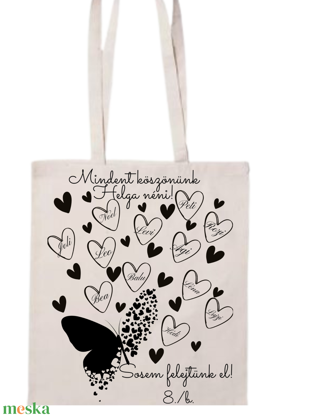 vászontáska búcsúajándék köszönő ajándék - táska & tok - bevásárlás & shopper táska - shopper, textiltáska, szatyor - Meska.hu