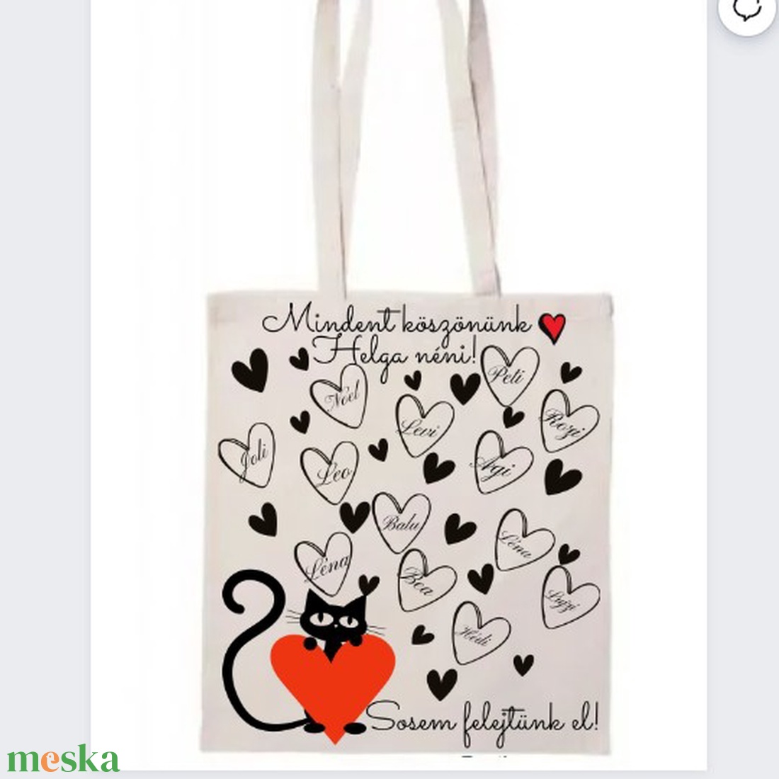 vászontáska búcsúajándék köszönő ajándék - táska & tok - bevásárlás & shopper táska - shopper, textiltáska, szatyor - Meska.hu