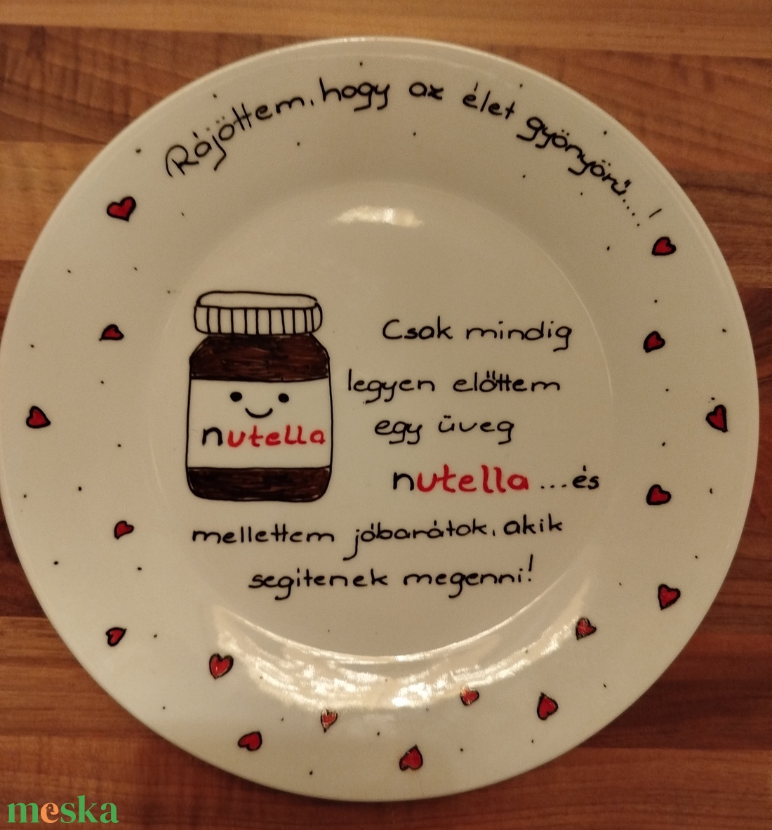 Egyedi kérésre készült süteményes tányér  - otthon & életmód - konyhafelszerelés, tálalás - tálalás - kínálótál - Meska.hu