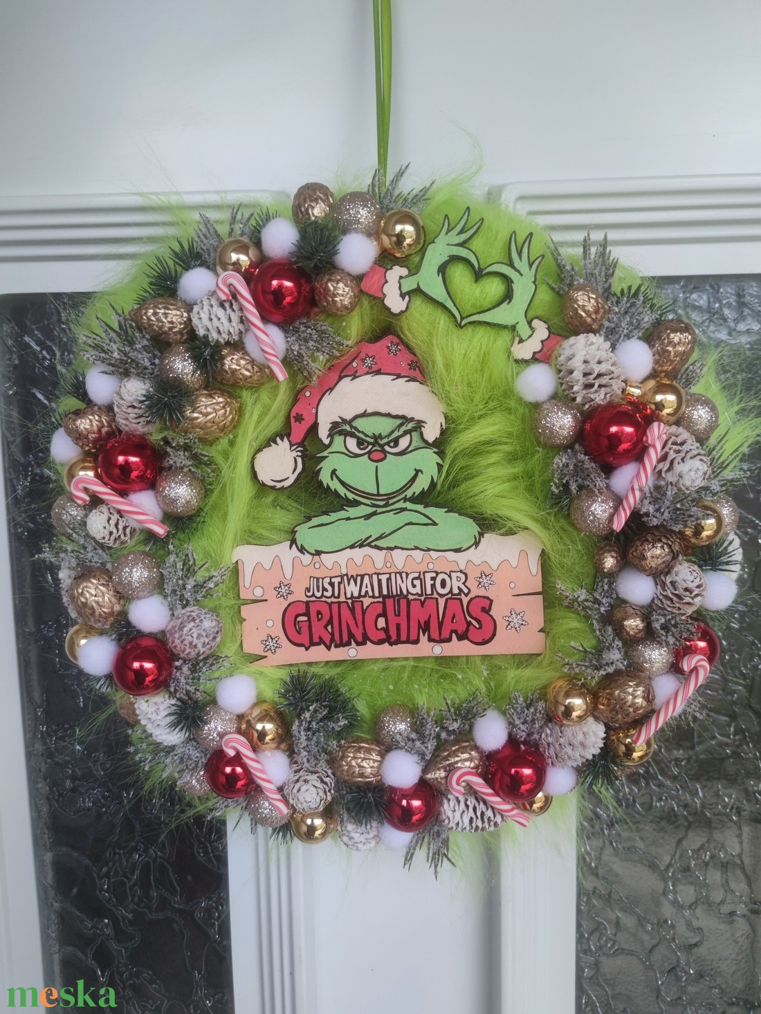 Grincs ajtódísz - karácsony - adventi díszek - adventi ajtódísz - Meska.hu Grincs ajtódísz - karácsony - adventi díszek - adventi ajtódísz - Meska.hu