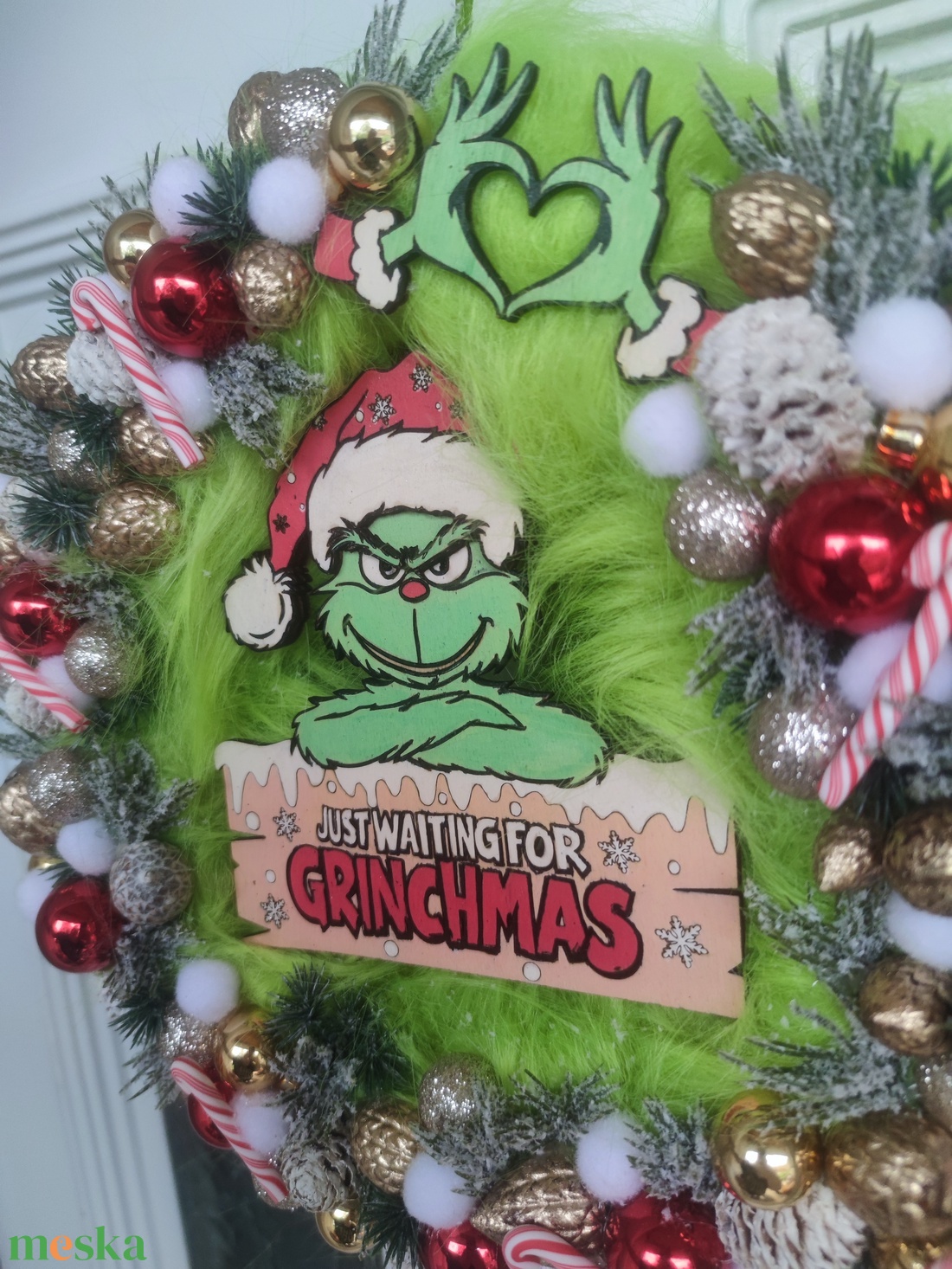 Grincs ajtódísz - karácsony - adventi díszek - adventi ajtódísz - Meska.hu Grincs ajtódísz - karácsony - adventi díszek - adventi ajtódísz - Meska.hu