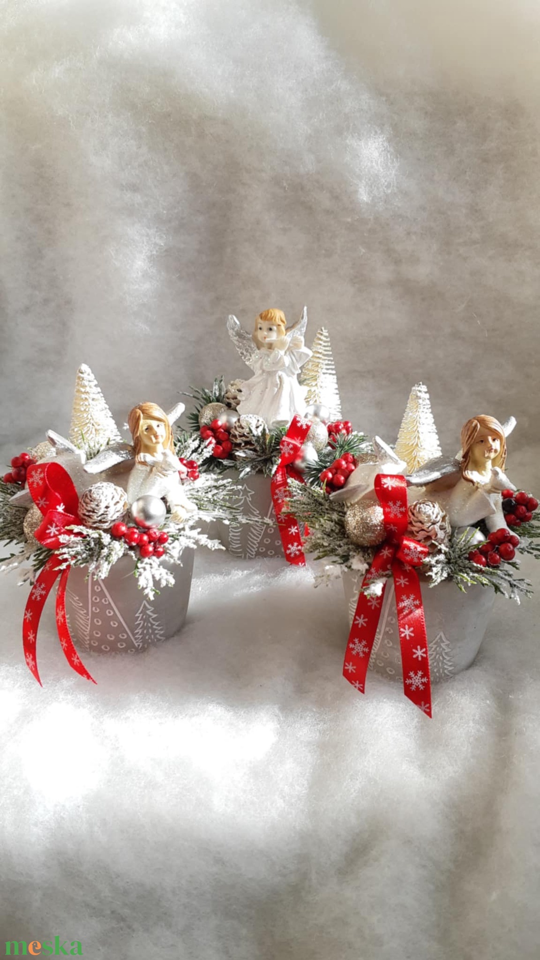Angyalkás asztaldísz 3 darabos szett - karácsony - adventi díszek - adventi asztaldísz - Meska.hu Angyalkás asztaldísz 3 darabos szett - karácsony - adventi díszek - adventi asztaldísz - Meska.hu