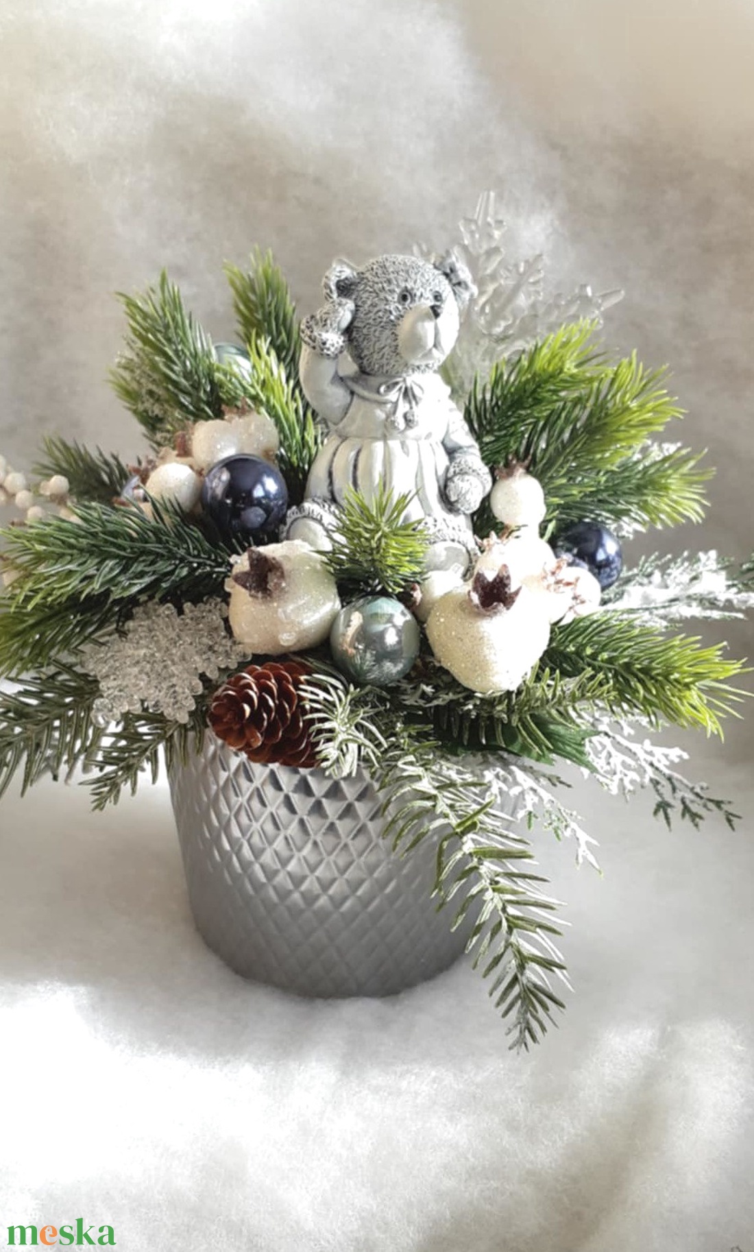Macis téli asztaldísz - karácsony - adventi díszek - adventi asztaldísz - Meska.hu Macis téli asztaldísz - karácsony - adventi díszek - adventi asztaldísz - Meska.hu
