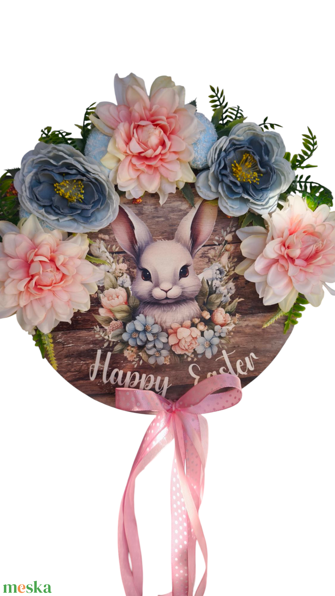 Happy Easter ajtódísz - otthon & életmód - dekoráció - ajtó- és ablak dekoráció - ajtódísz & kopogtató - Meska.hu