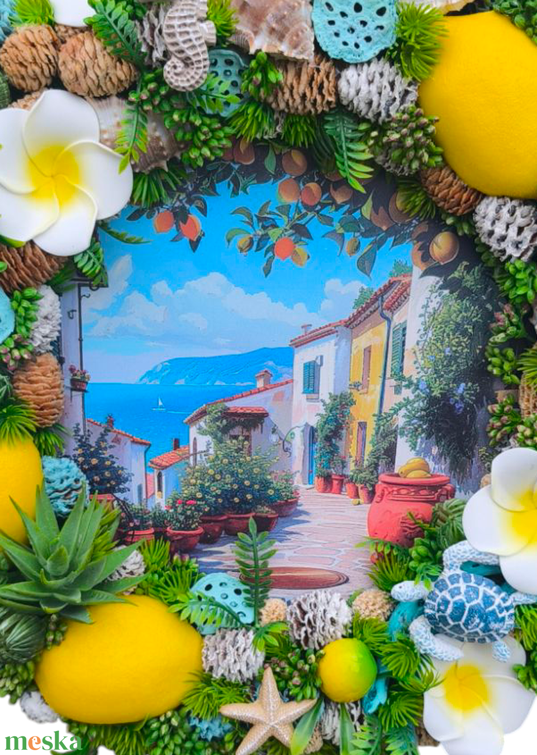 Amalfi nyár ajtódísz - otthon & életmód - dekoráció - ajtó- és ablak dekoráció - ajtódísz & kopogtató - Meska.hu Amalfi nyár ajtódísz - otthon & életmód - dekoráció - ajtó- és ablak dekoráció - ajtódísz & kopogtató - Meska.hu