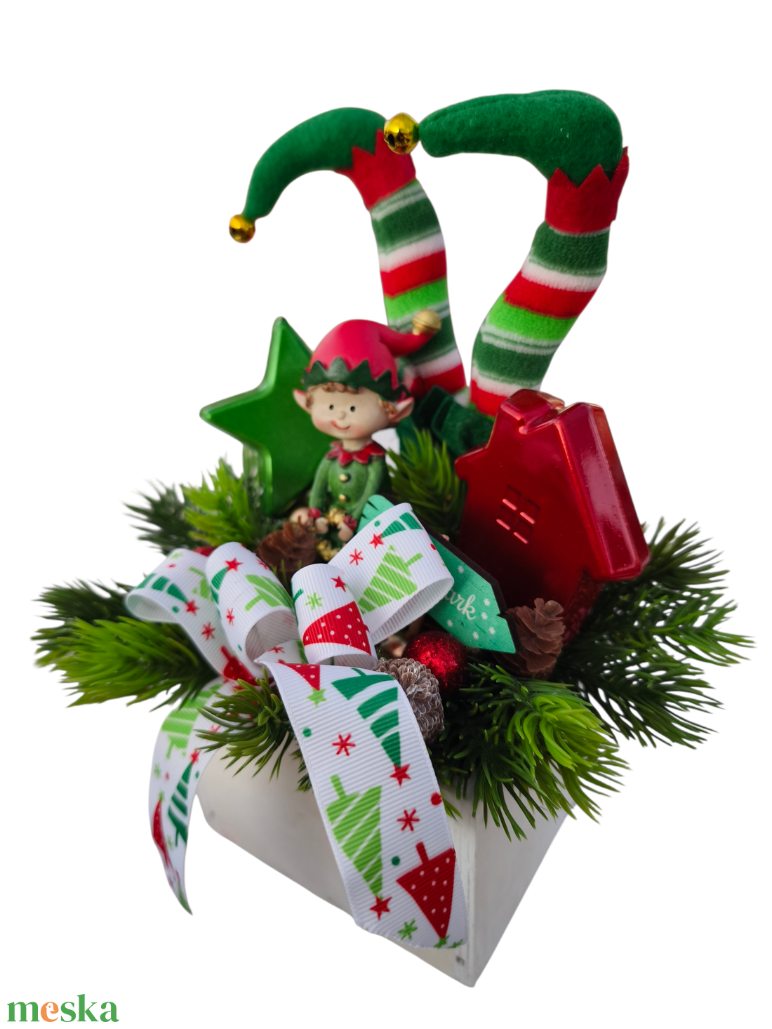 Manós asztaldísz - karácsony - adventi díszek - adventi asztaldísz - Meska.hu