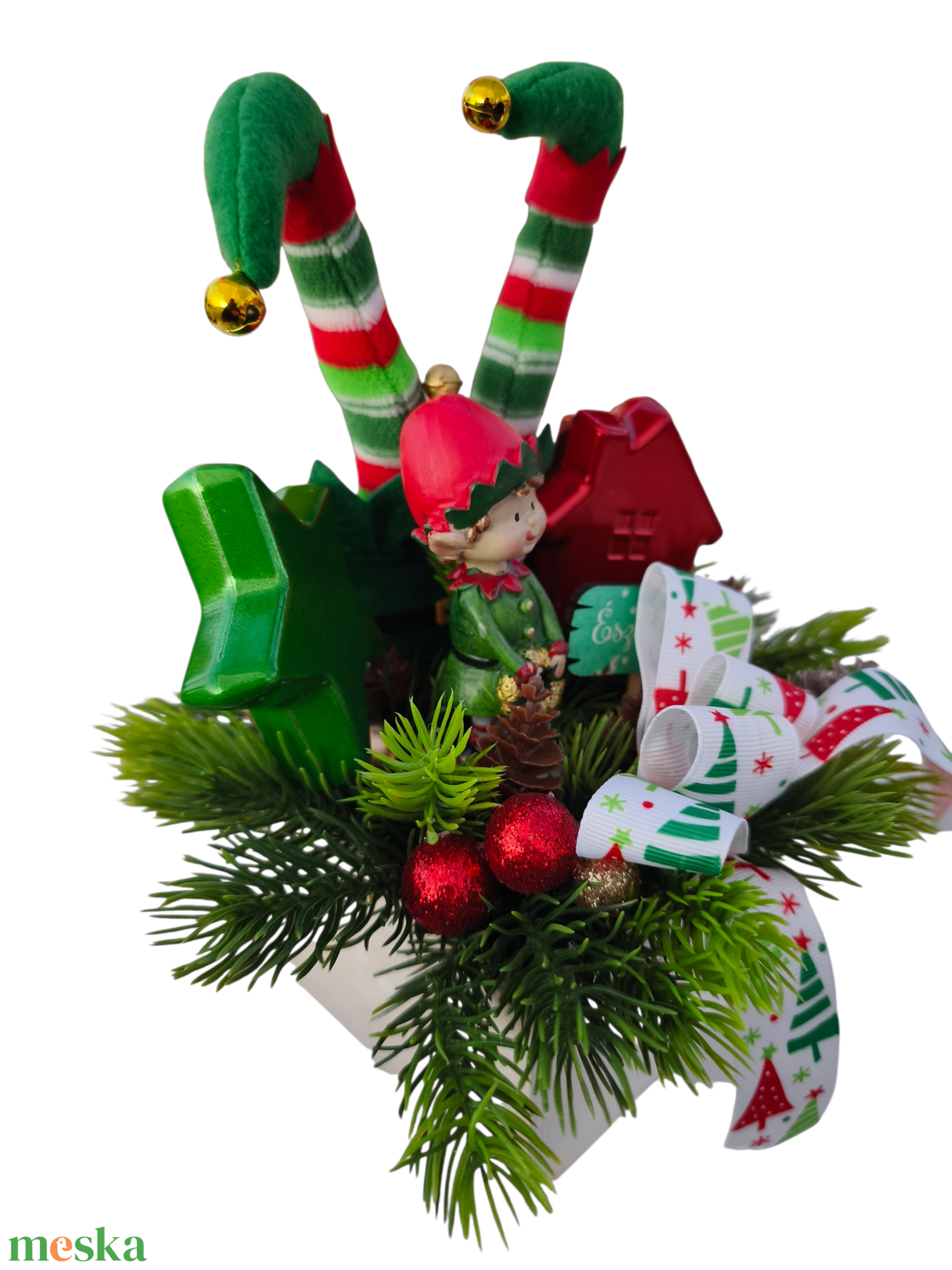 Manós asztaldísz - karácsony - adventi díszek - adventi asztaldísz - Meska.hu