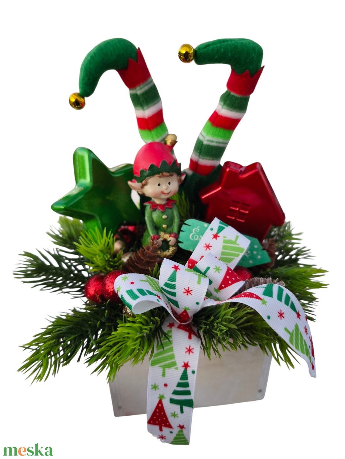 Manós asztaldísz - karácsony - adventi díszek - adventi asztaldísz - Meska.hu