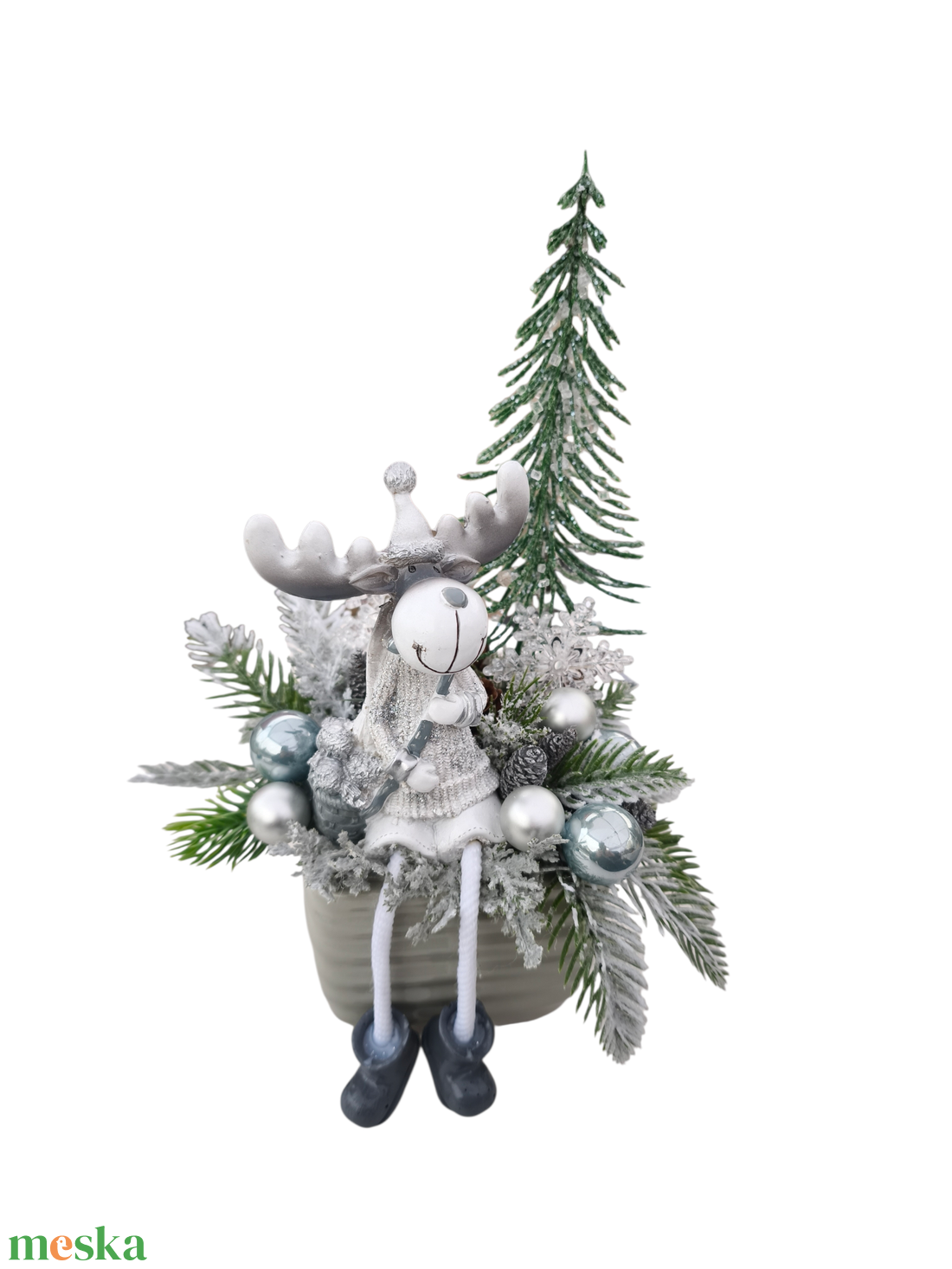 Rénszarvasos adventi asztaldísz - karácsony - adventi díszek - adventi asztaldísz - Meska.hu