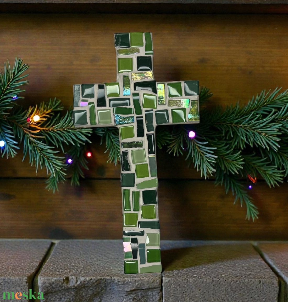 Mozaik kereszt - otthon & életmód - vallás - kereszt - Meska.hu