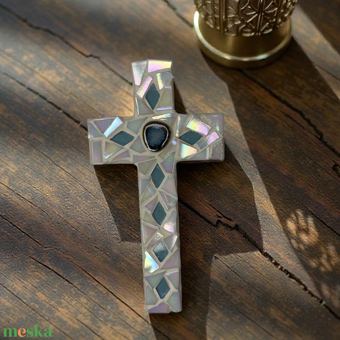 Mozaik kereszt  - otthon & életmód - vallás - kereszt - Meska.hu