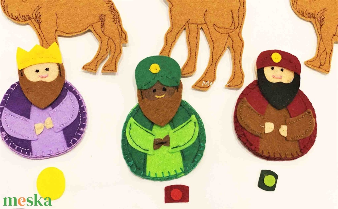 Betlehem 16 figura - játék & sport - bábok - báb készlet - Meska.hu Betlehem 16 figura - játék & sport - bábok - báb készlet - Meska.hu