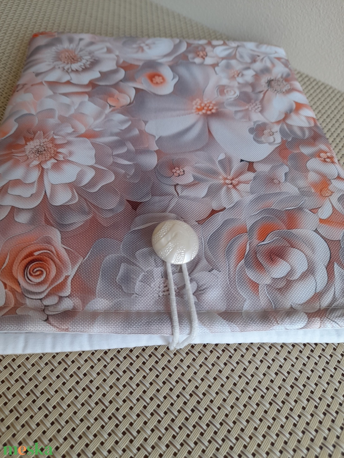 Könyvtok virágmintás  - könyv & zene - könyvtok - Meska.hu