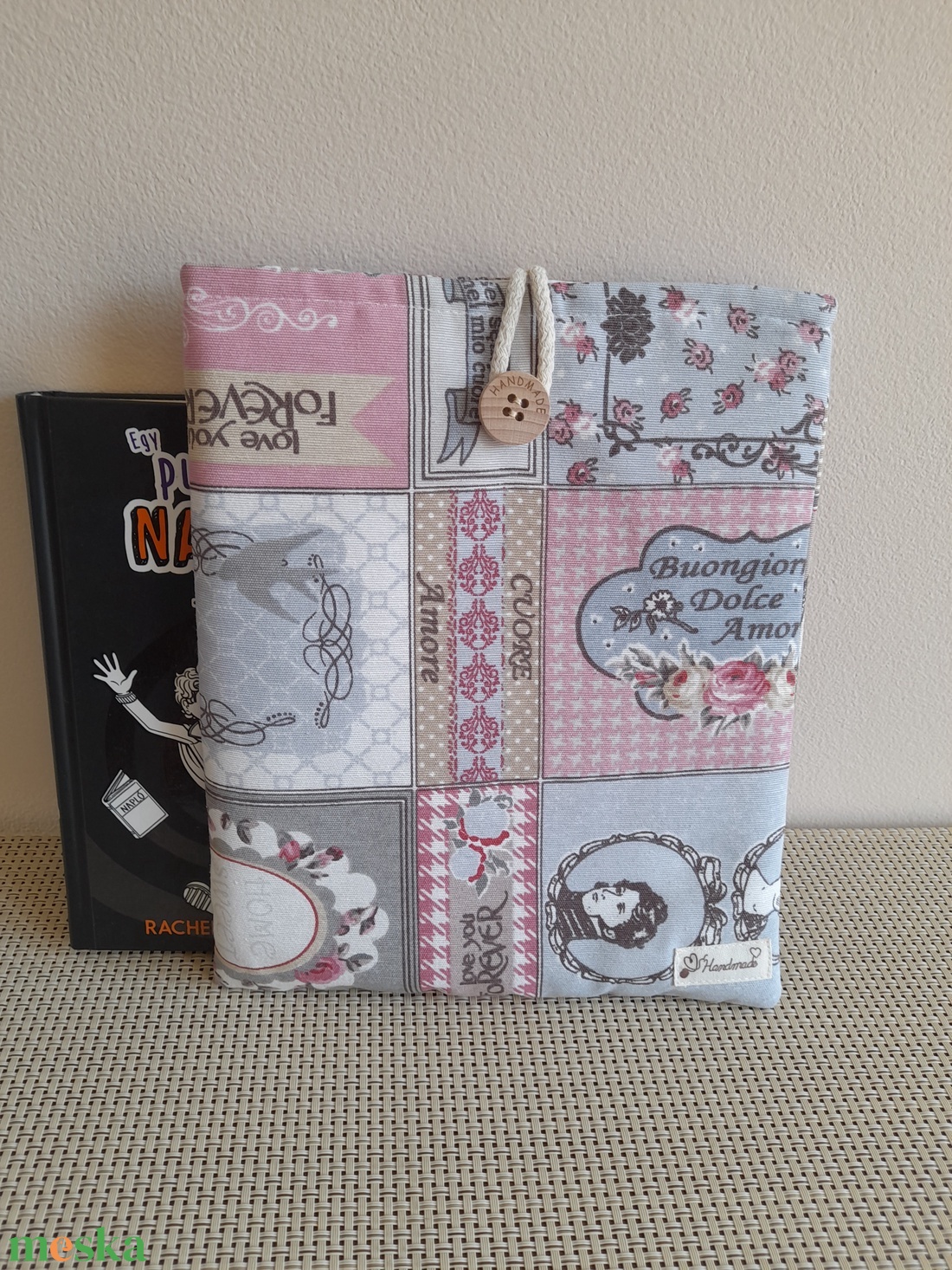 Könyvtok patchwork mitás - könyv & zene - könyvtok - Meska.hu