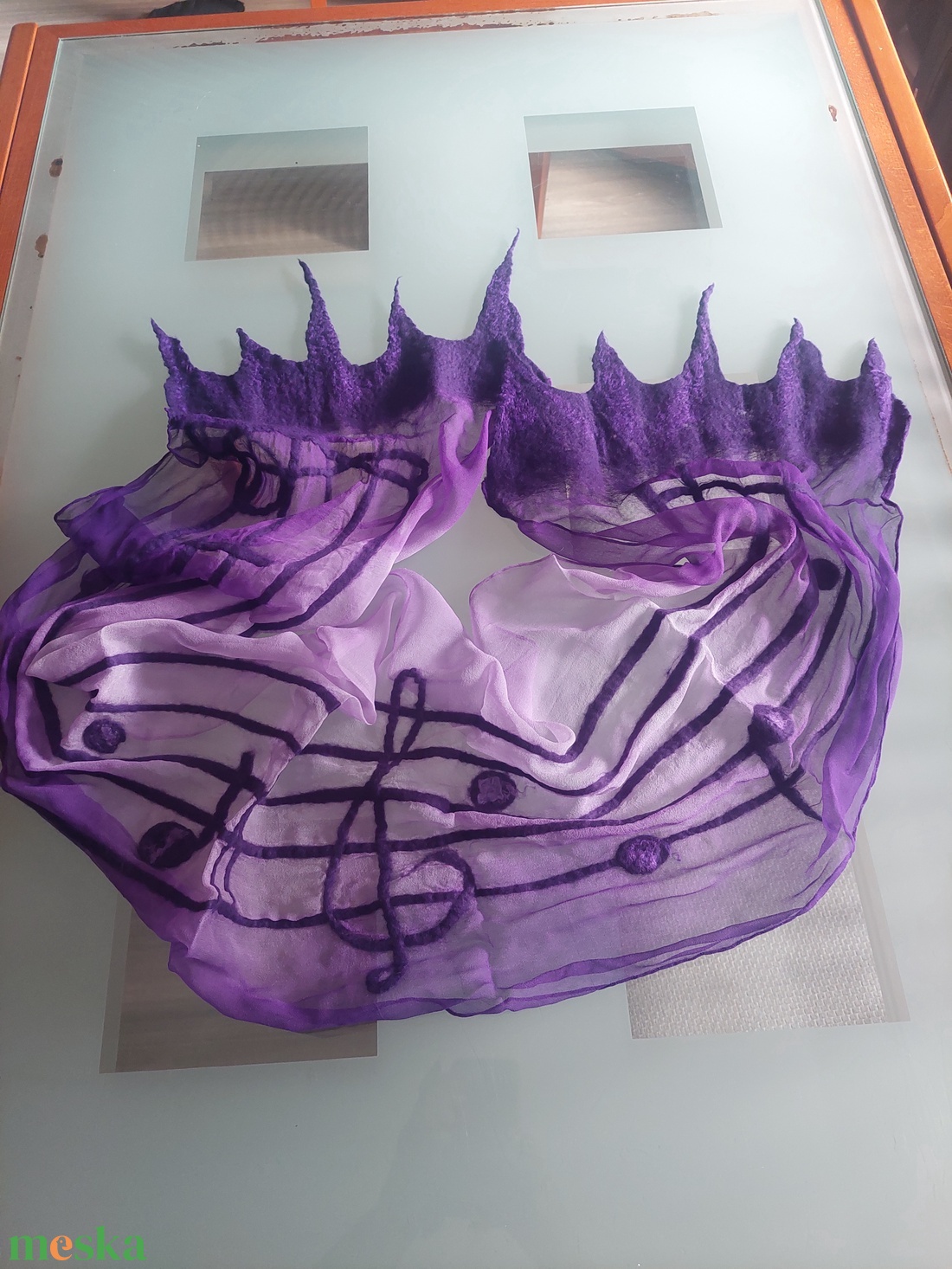 Nunonemez sál (Hangjegyes) - ruha & divat - sál, sapka, kendő - stóla - Meska.hu Nunonemez sál (Hangjegyes) - ruha & divat - sál, sapka, kendő - stóla - Meska.hu