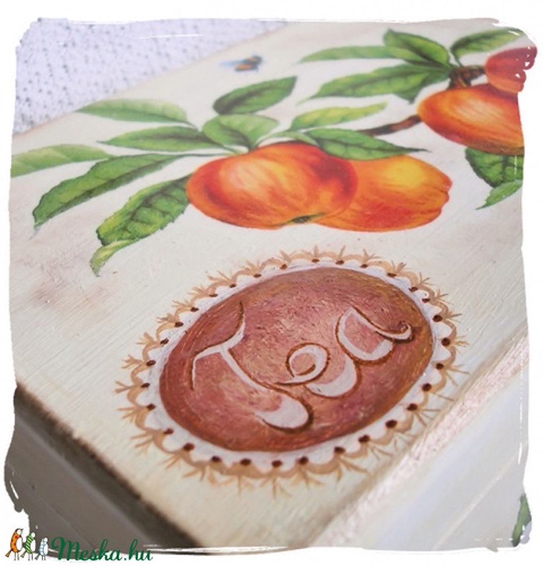 Almás teafiltertartó doboz -  - Meska.hu