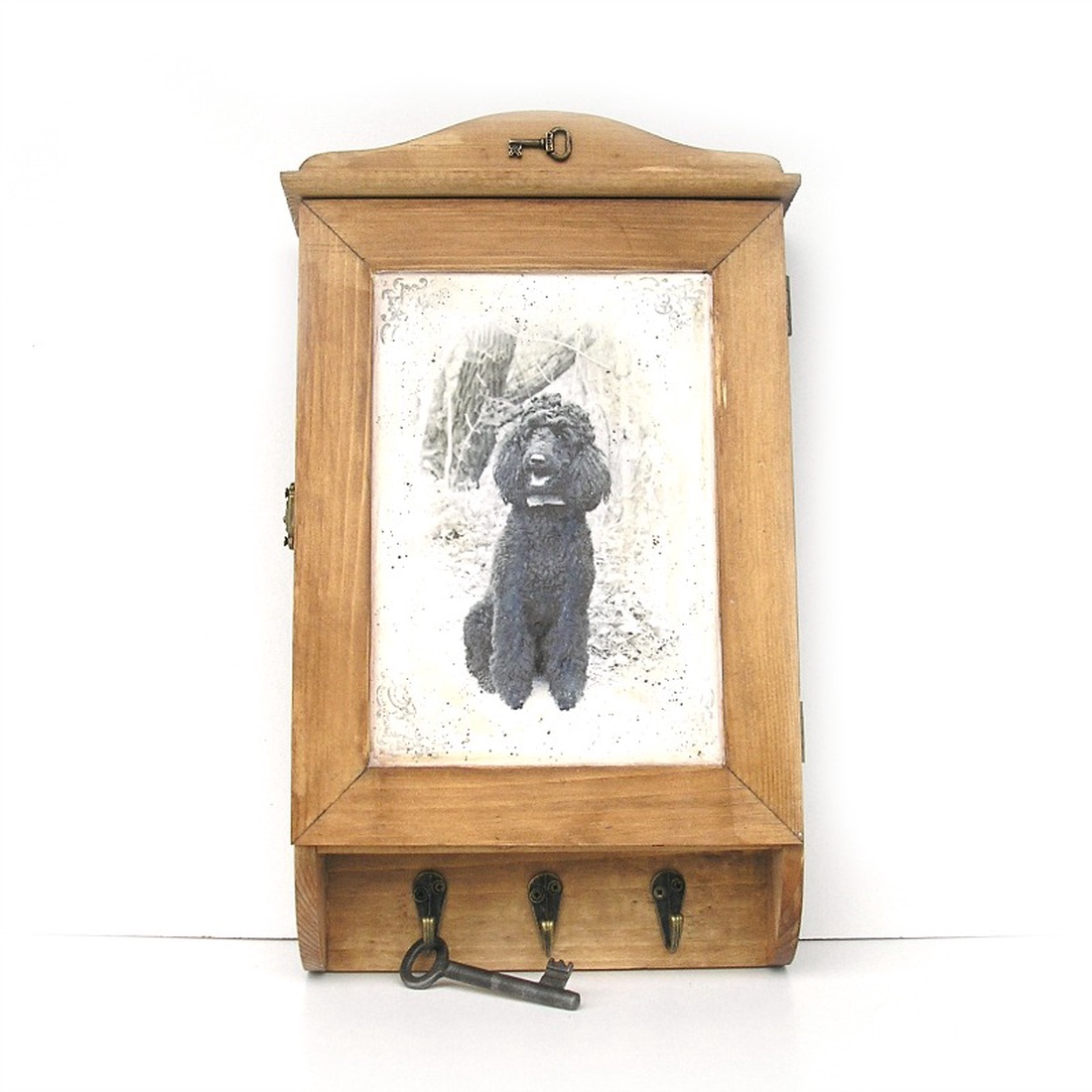 Fényképes fa kulcstartó szekrény -  - Meska.hu