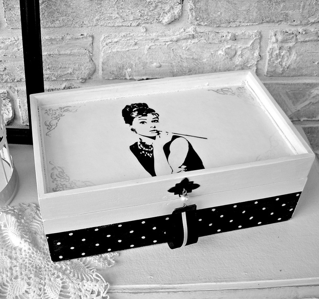 Audrey Hepburn ékszerdoboz  -  - Meska.hu