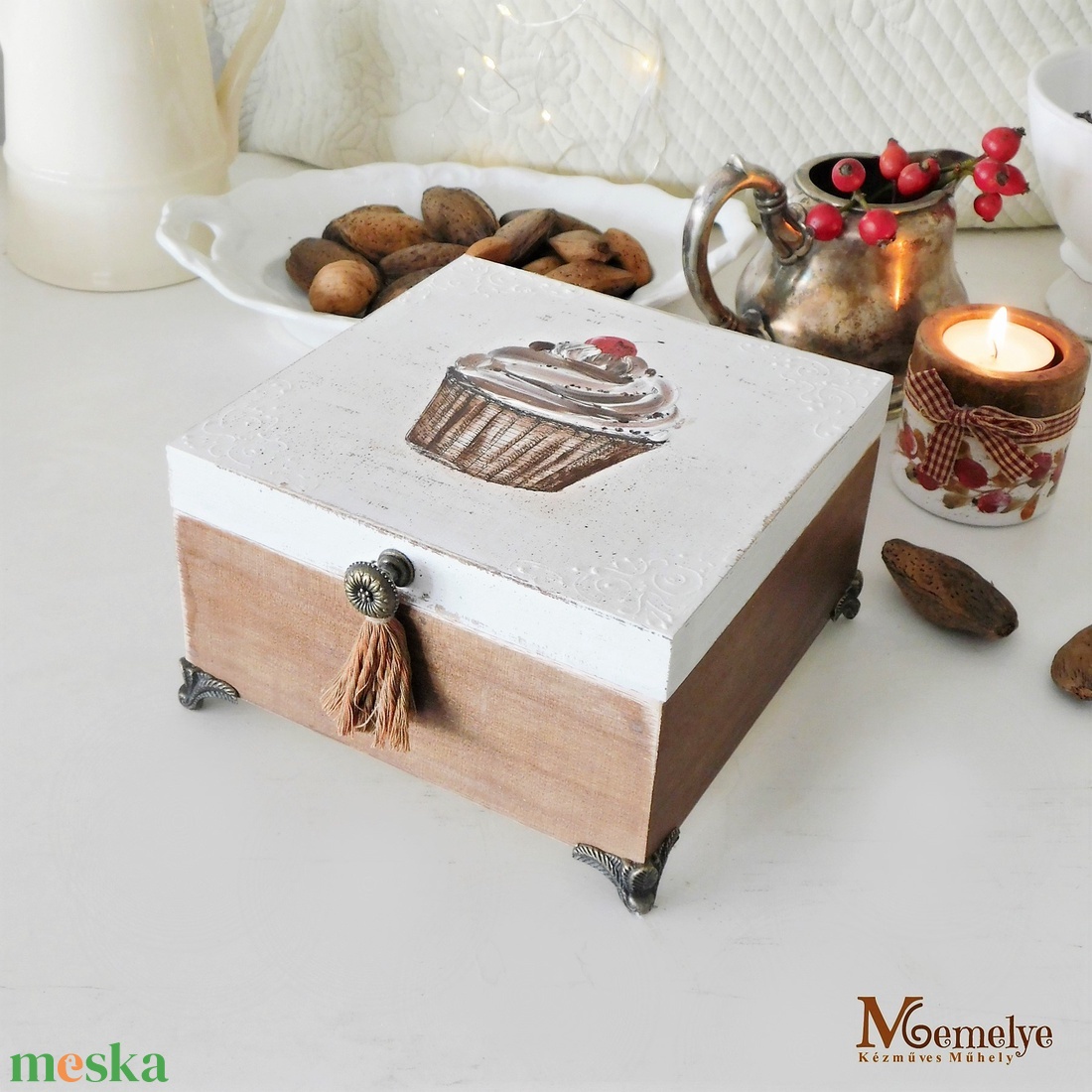 Csokis Muffin teás doboz - otthon & életmód - dekoráció - asztal és polc dekoráció - díszdoboz - Meska.hu Csokis Muffin teás doboz - otthon & életmód - dekoráció - asztal és polc dekoráció - díszdoboz - Meska.hu