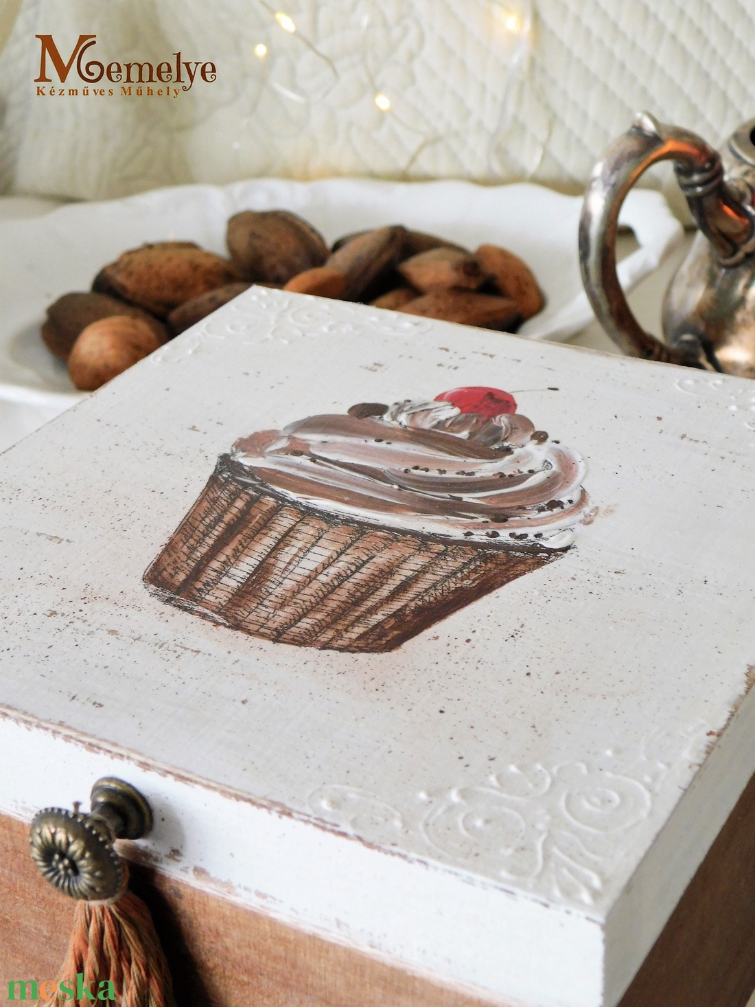 Csokis Muffin teás doboz - otthon & életmód - dekoráció - asztal és polc dekoráció - díszdoboz - Meska.hu Csokis Muffin teás doboz - otthon & életmód - dekoráció - asztal és polc dekoráció - díszdoboz - Meska.hu