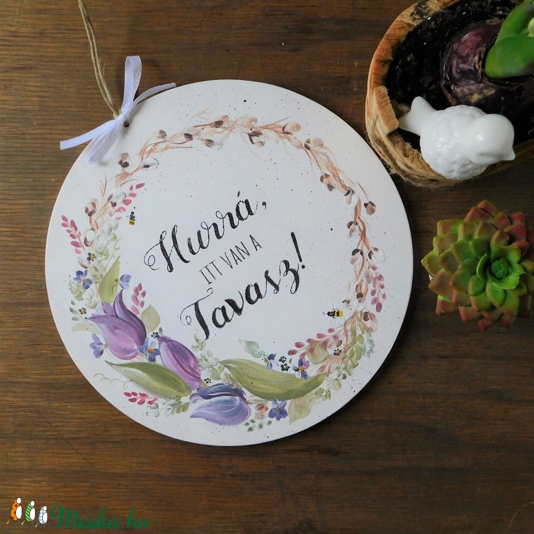 Lila Tulipán tavaszi ajtódísz, ajtótábla - otthon & életmód - dekoráció - Meska.hu Lila Tulipán tavaszi ajtódísz, ajtótábla - otthon & életmód - dekoráció - Meska.hu