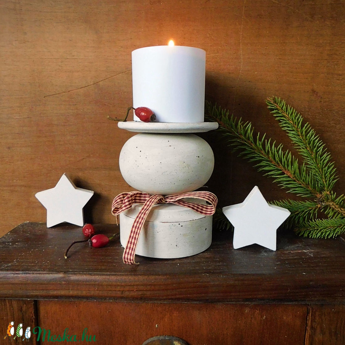 Fa gyertyatartó -  - Meska.hu