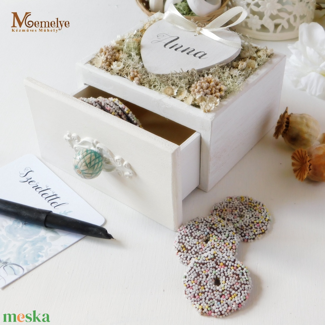 Pénzátadó doboz esküvőre, születésnapra - esküvő - emlék & ajándék - nászajándék - pénzátadó doboz - Meska.hu