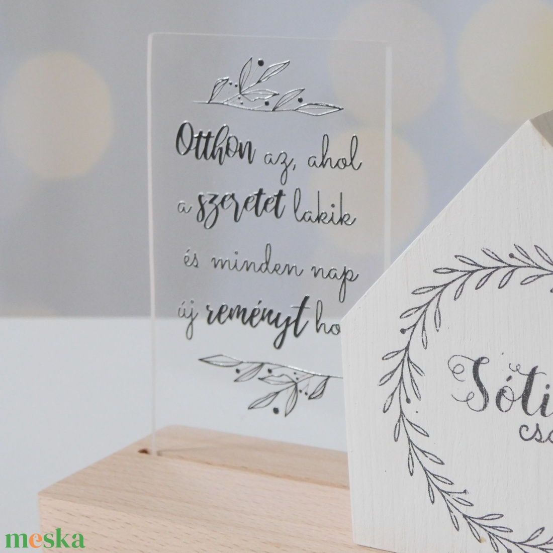 KisHáz dekor szett - személyre szabható - otthon & életmód - dekoráció - kép & falikép - táblakép - Meska.hu