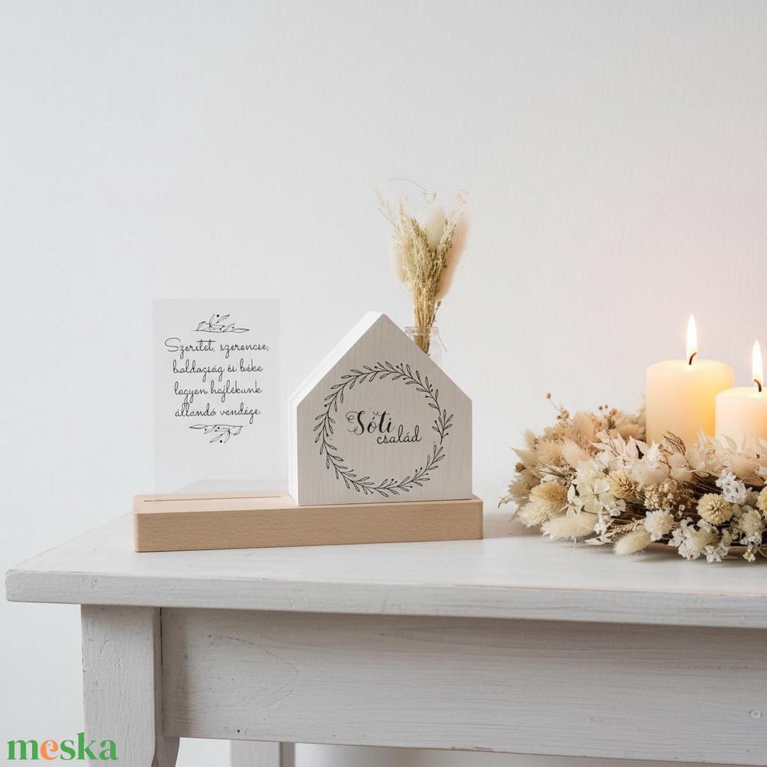 KisHáz dekor szett - személyre szabható - otthon & életmód - dekoráció - kép & falikép - táblakép - Meska.hu
