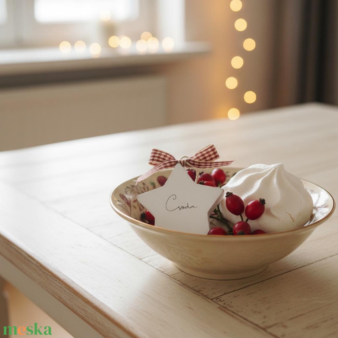 Kicsi Csillag dísz egyedi felirattal - karácsony - karácsonyi lakásdekoráció - karácsonyfadíszek - Meska.hu