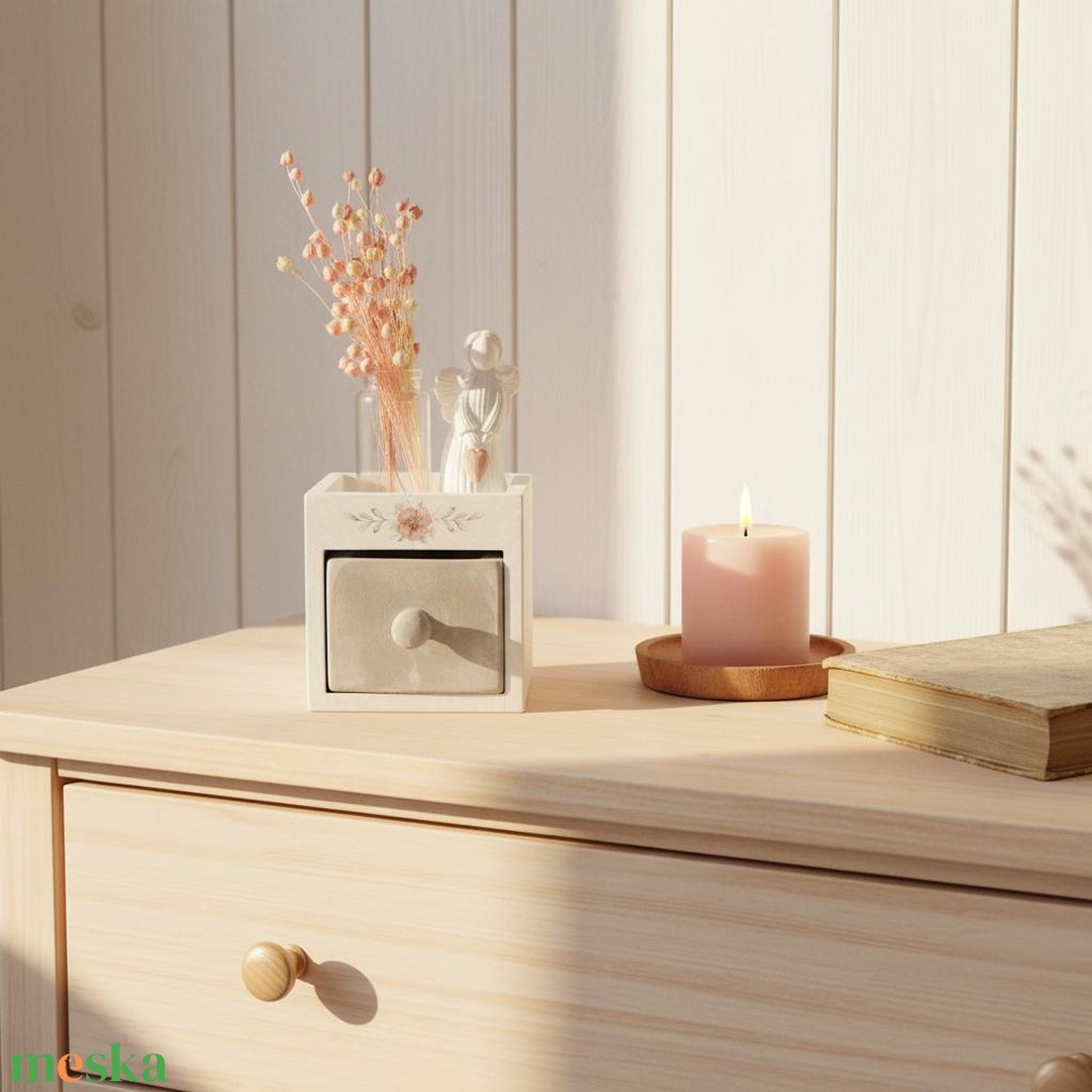 Fókós esküvői pénzátadó doboz szívvel - esküvő - emlék & ajándék - nászajándék - esküvői pénzátadó doboz - Meska.hu