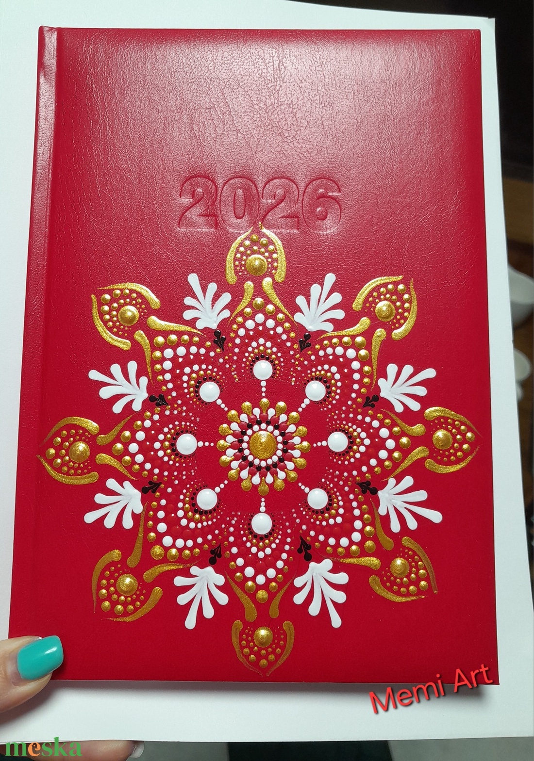 2026. évi mandalás határidőnapló HETI - otthon & életmód - papír, írószer - naptár & tervező - Meska.hu